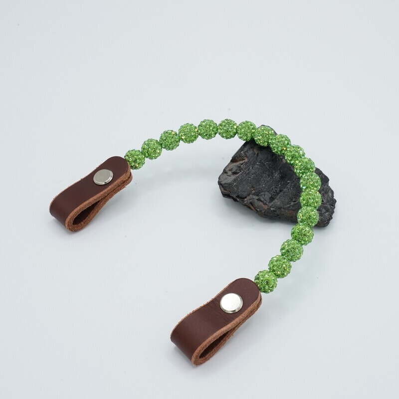 Shamballa Earloop lime green