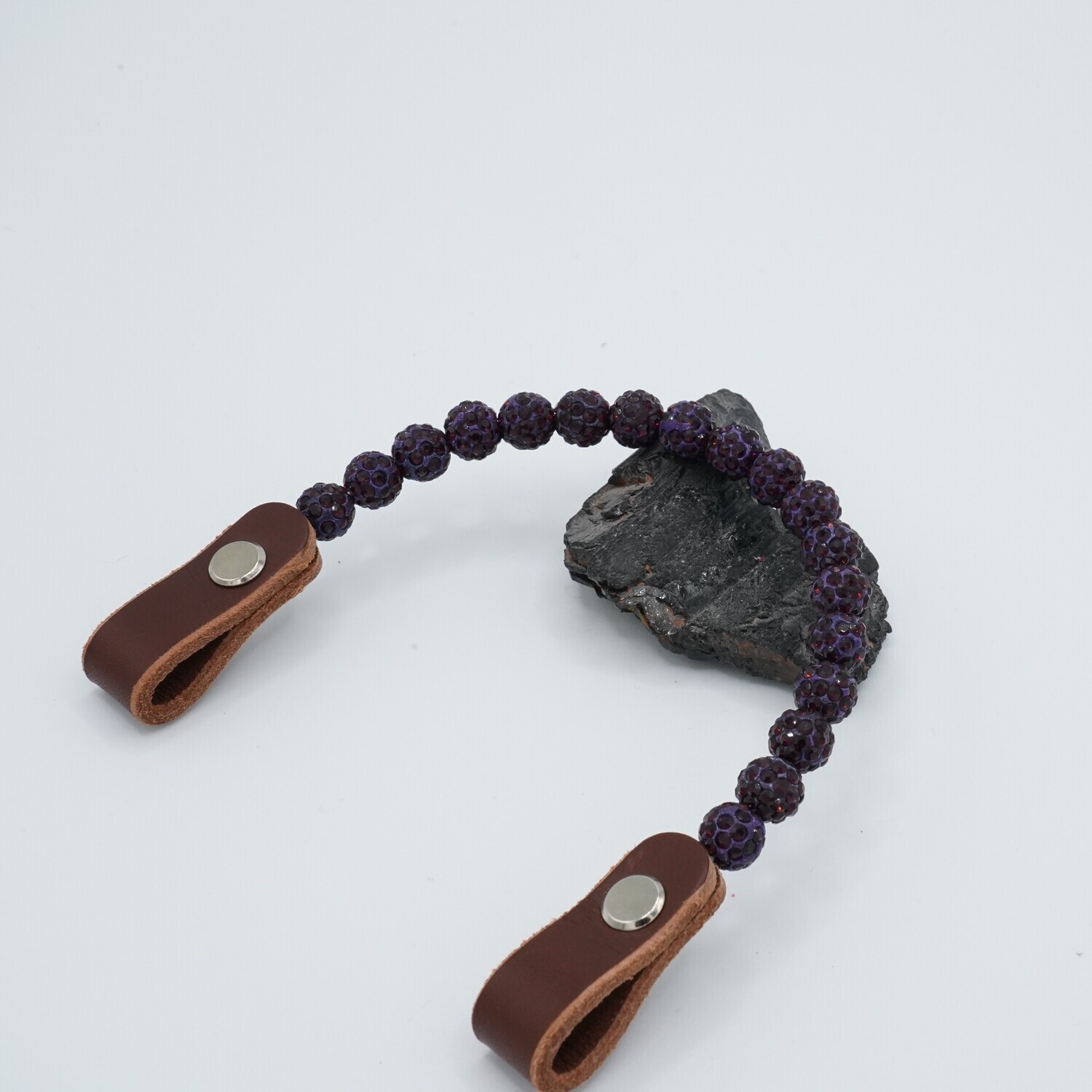 Shamballa Earloop dark purple