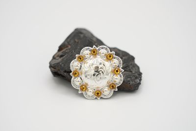 Concho Silber/Gelb