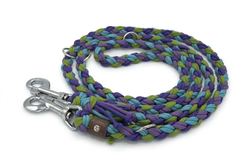 Leine Rundgeflochten "Pfau"