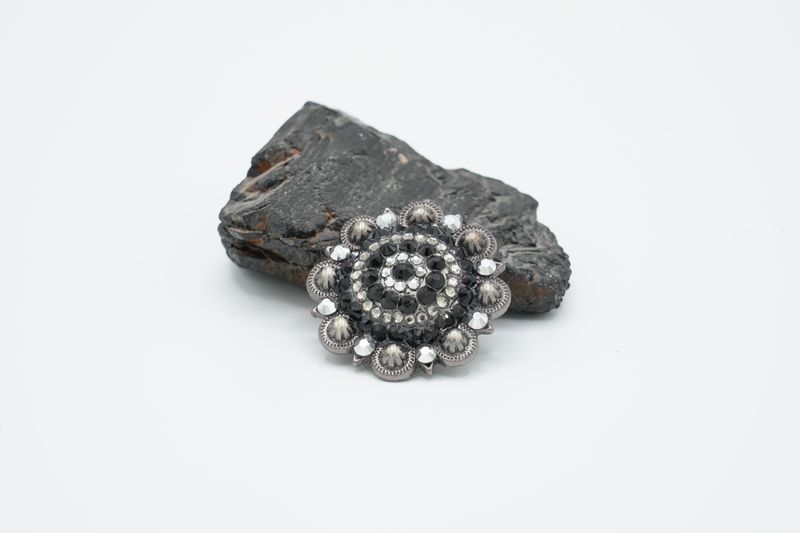 Concho Stahl/Schwarz/Silber Metallic