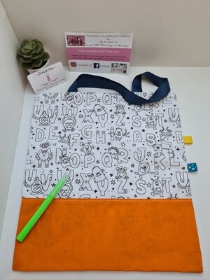 Sac à colorier et à personnaliser