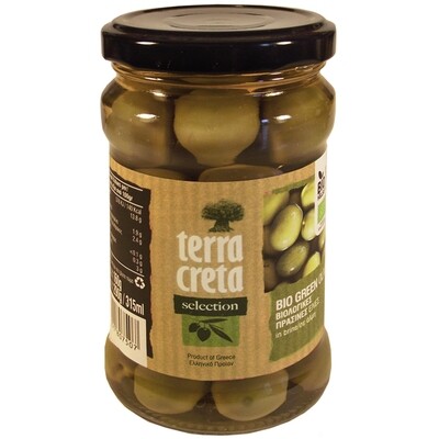 Oliven grün BIO, 290 g - Grüne Oliven BIO Oliven grün BIO, 290 g - Grüne Oliven BIO