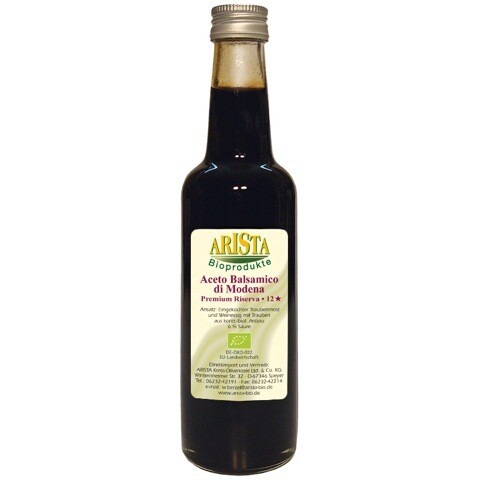 Aceto Balsamico di Modena BIO, 12* Premium Riserva 0.25 l - DE-ÖKO-022