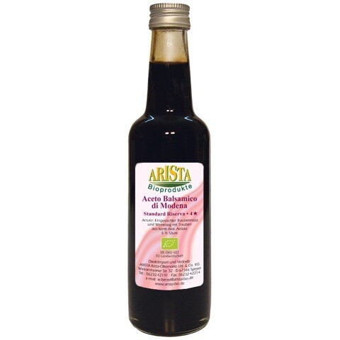 Aceto Balsamico di Modena BIO, 4* Standard Riserva, 0.25 - 
DE-ÖKO-022