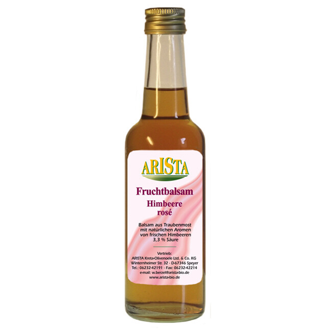Fruchtbalsam Himbeer Rosé 0.25 l / nur 3,3 % Säure, konventionell
