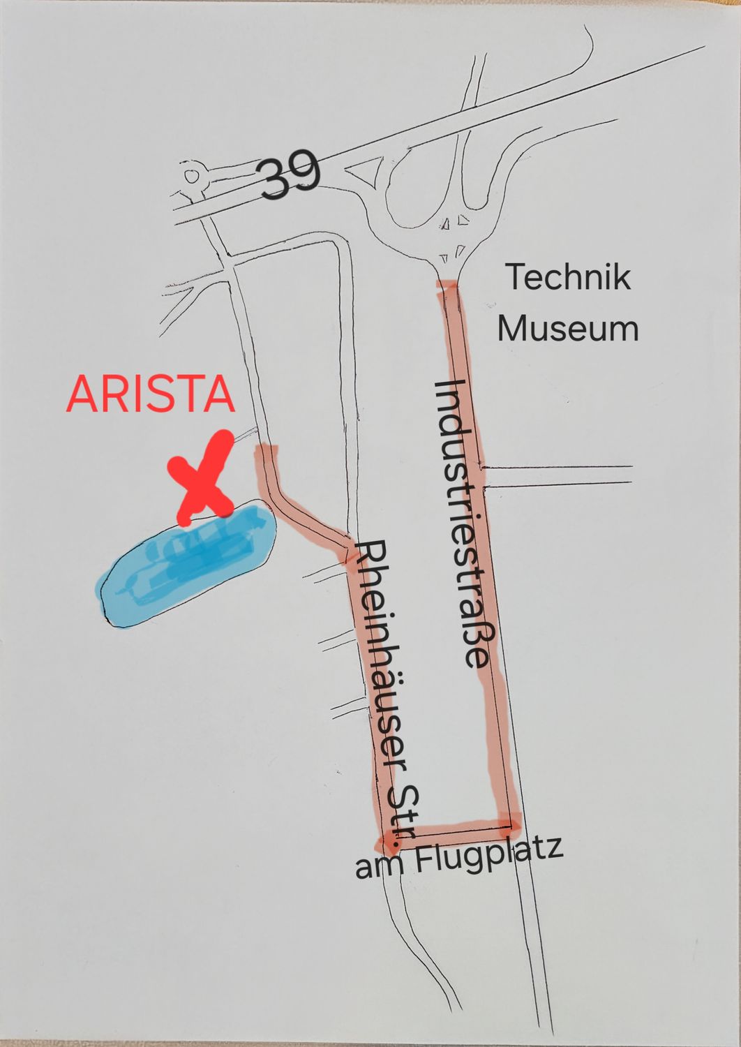Achtung Baustelle Wegbeschreibung !!!