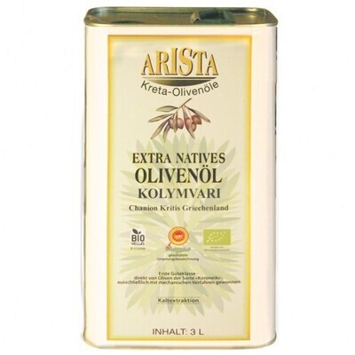 Kolymvari BIO-Olivenöl extra nativ, 3.0 l - GR-BIO-03