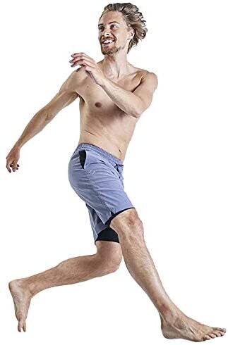 Eco Warrior II Mens Yoga Shorts - Grey