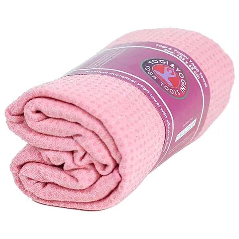 Yoga towel slip resistant Pink