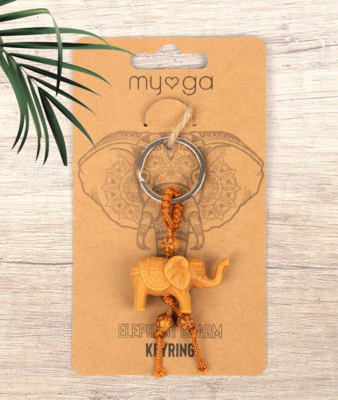 Spiritual Yoga Keyring - Elephant