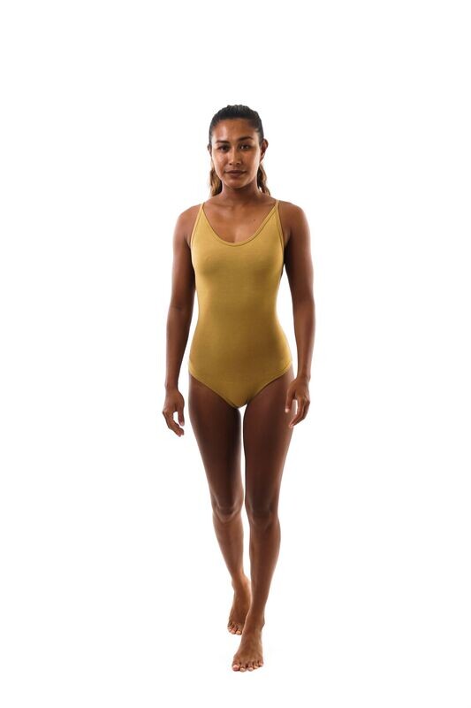 ISABELLE MOON - CLOUDLESS BODYSUIT - GOLDEN HONEY