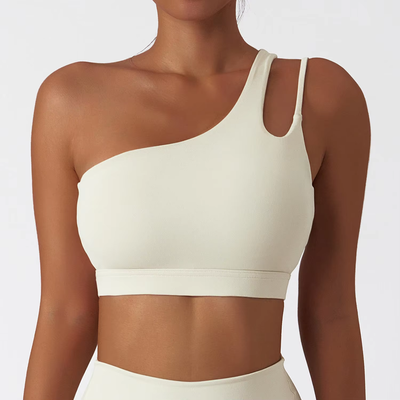 Chloe Halter One Shoulder Top CREAM