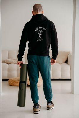MOVE BREATHE HOODIE - ROSE