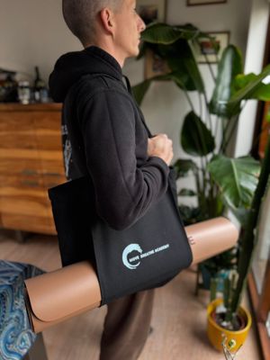 Move Breathe Academy Yoga Bag – Thick Organic Cotton, Ultra-Resistant