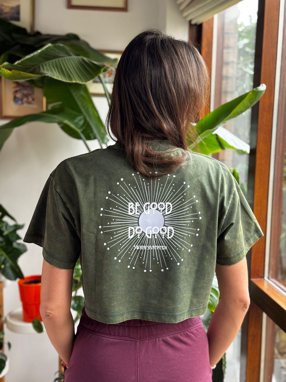 Move Breathe Academy "Be Good, Do Good" Crop Top