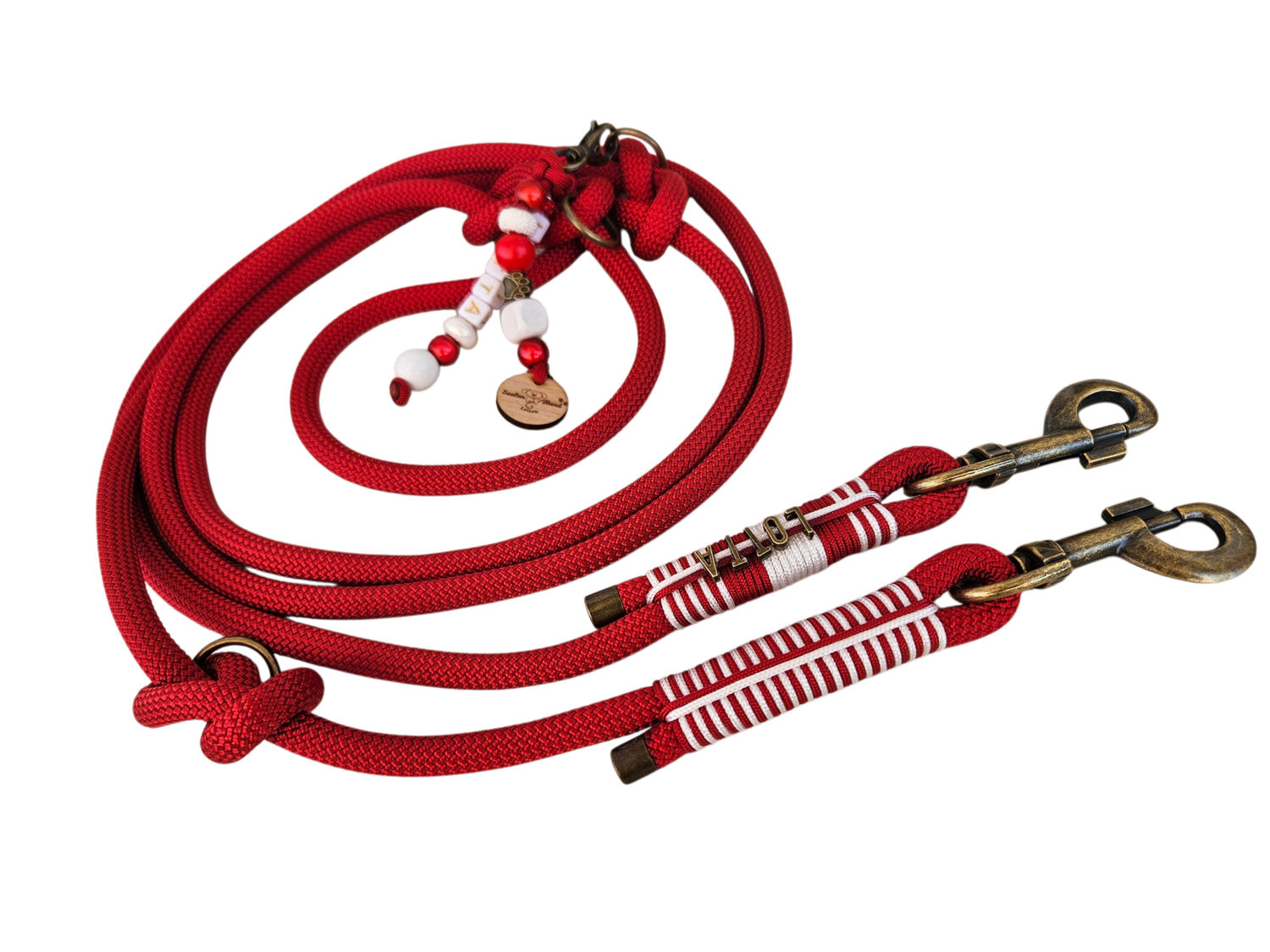 Leine "Rot-Weiss"