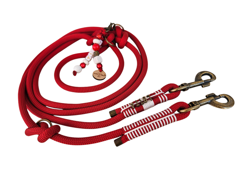 Leine "Rot-Weiss"