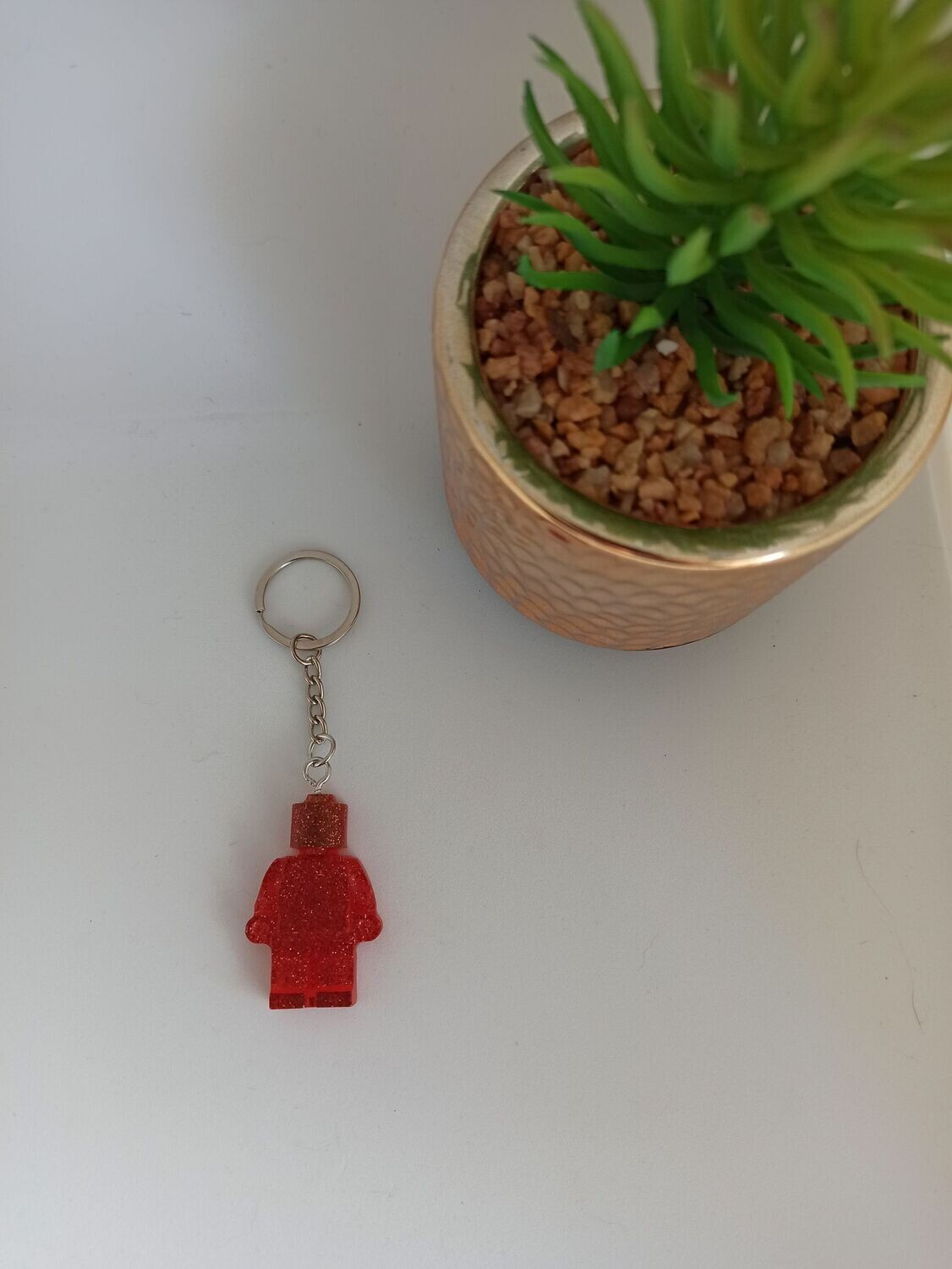 Rouge/paillettes
