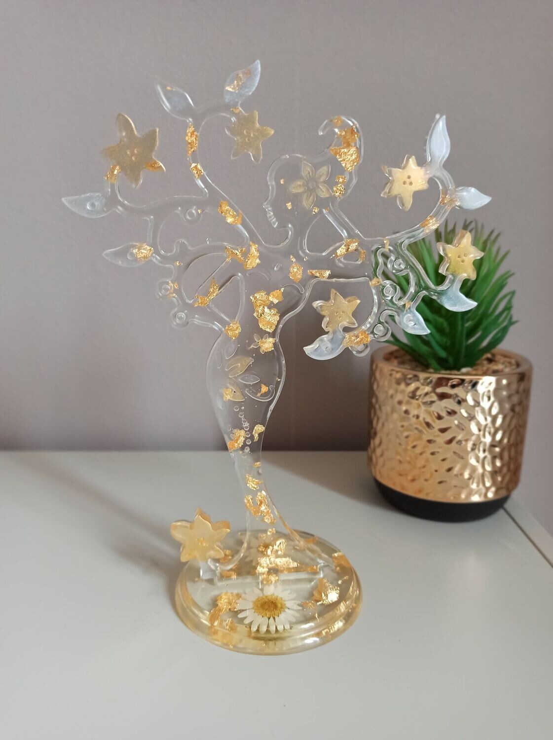 Transparent/doré