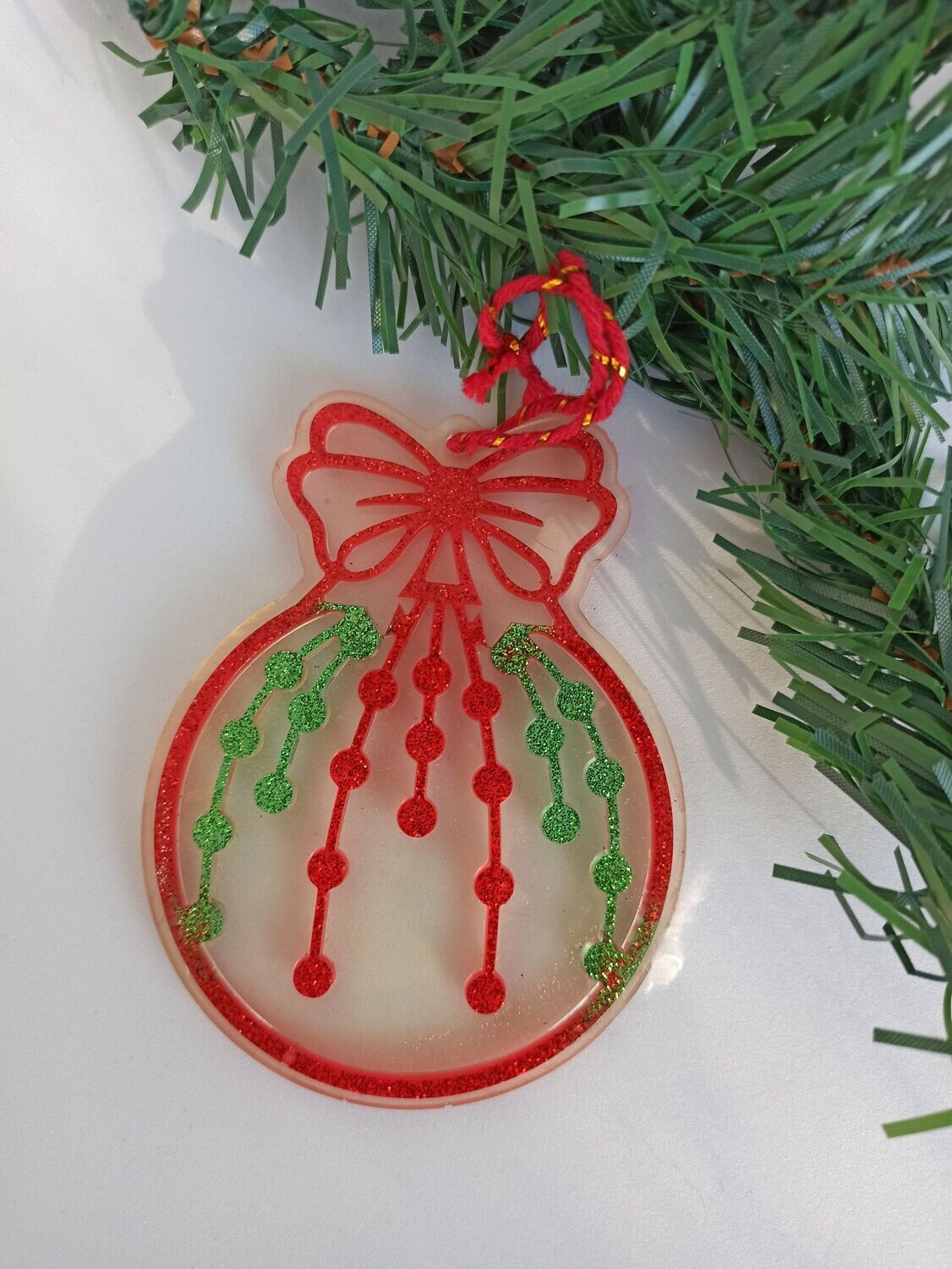 Rouge vert et transparent