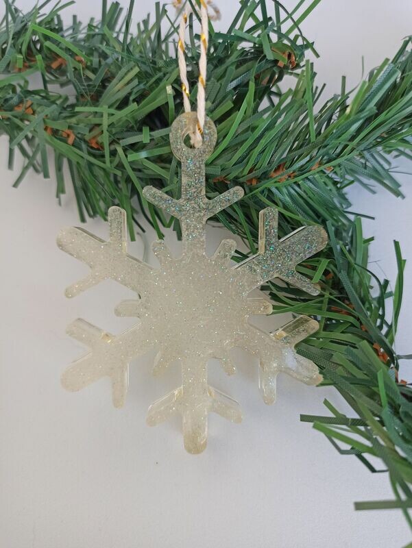 Blanc paillettes