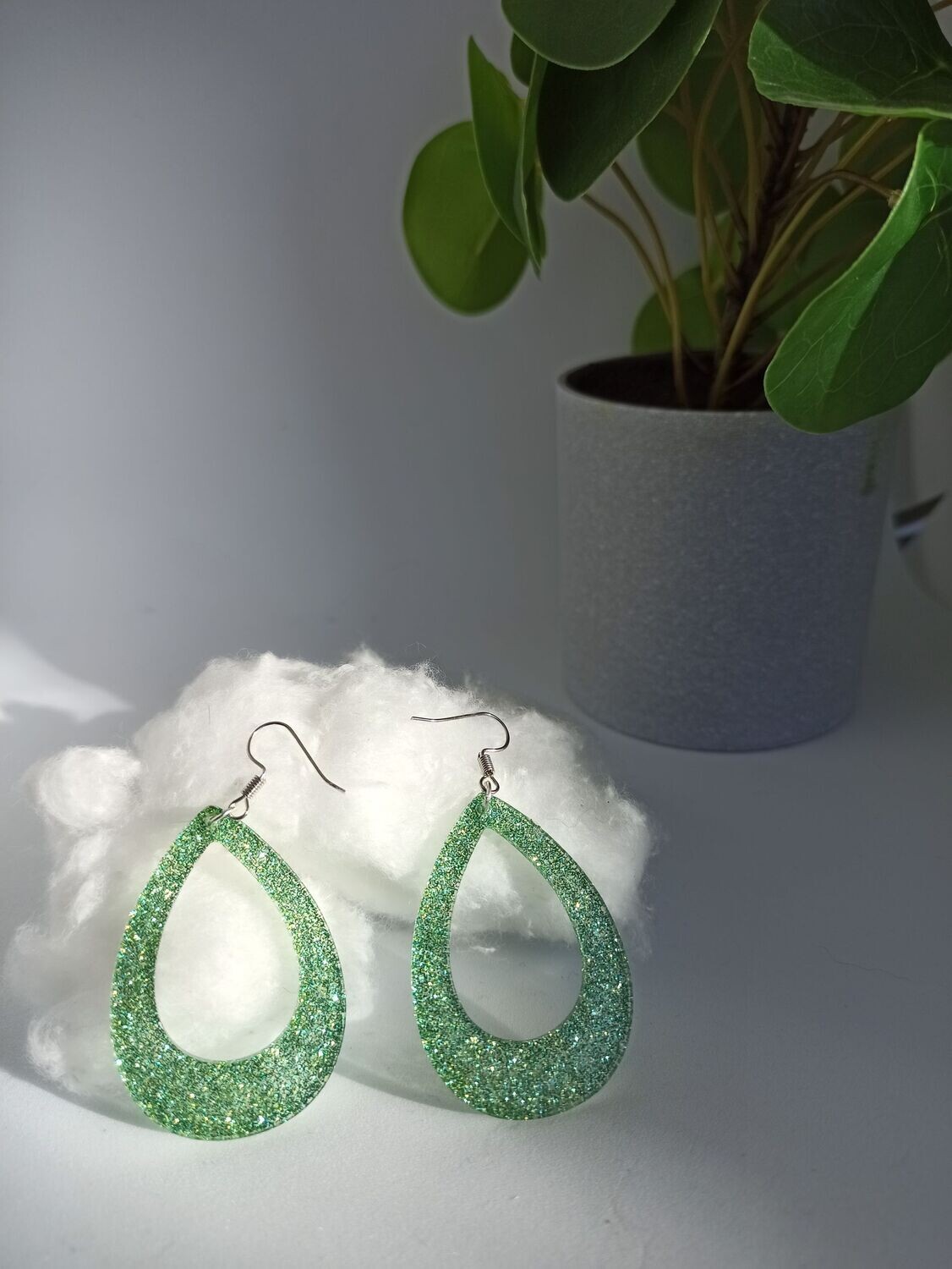 Vert paillettes - Goutte d'eau