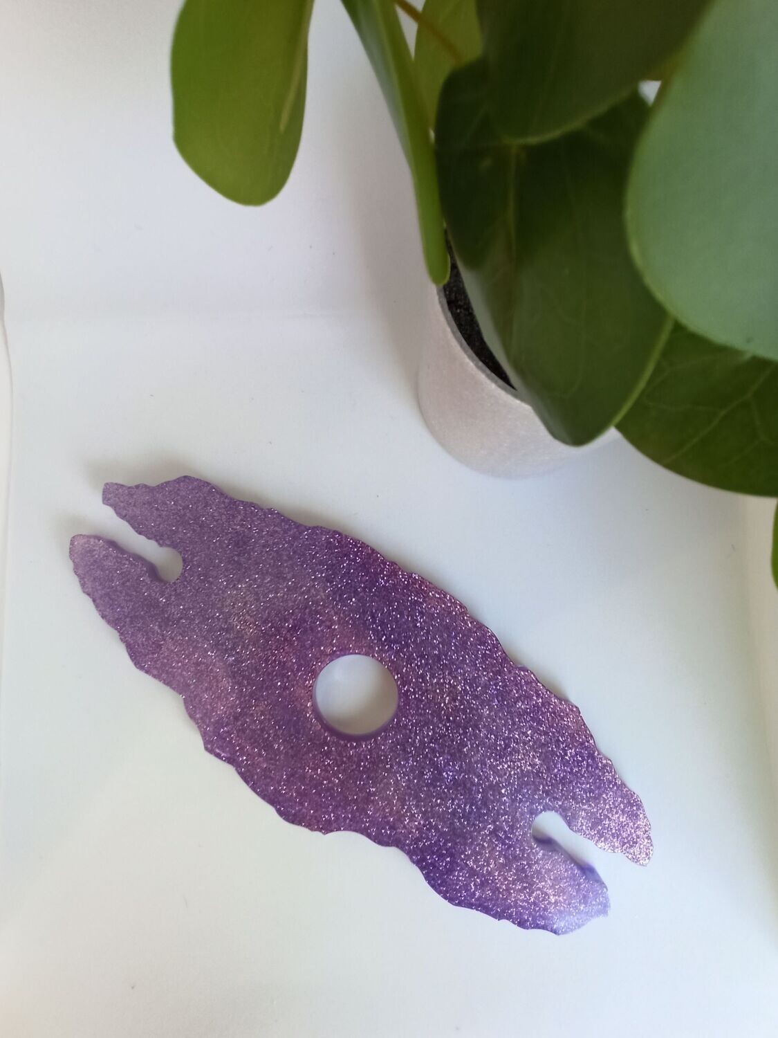 Violet paillettes