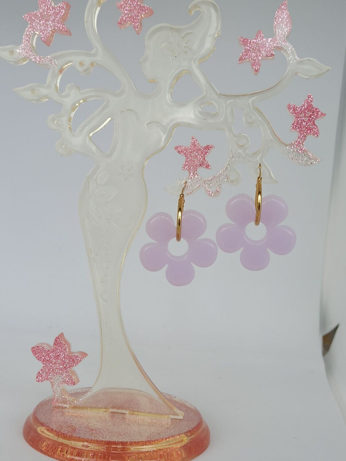 Fleur violette pastel