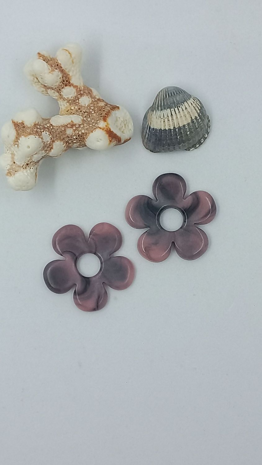 Pampilles noir/rose pale