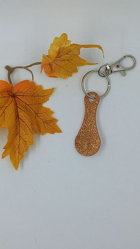 Jeton - paillettes marrons
