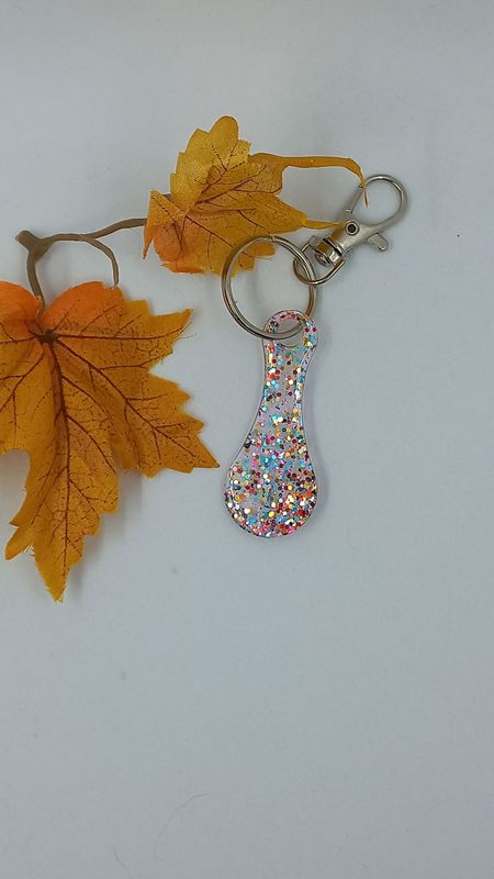 Jeton - paillettes multicolores
