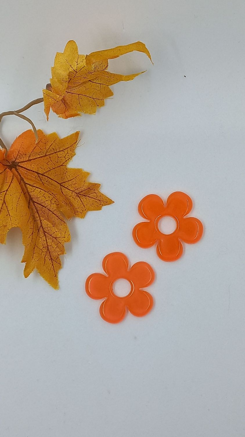 Pampilles orange translucide