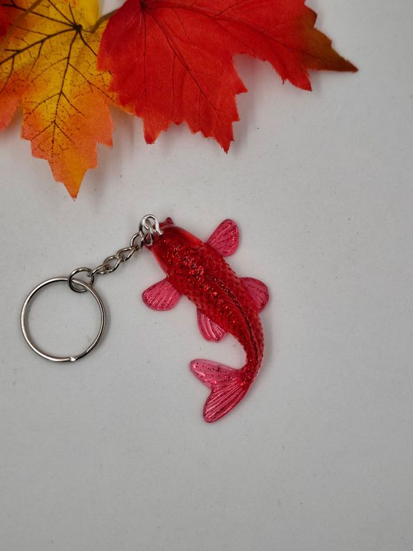 Carpe koi - rouge paillettes Carpe koi - rouge paillettes