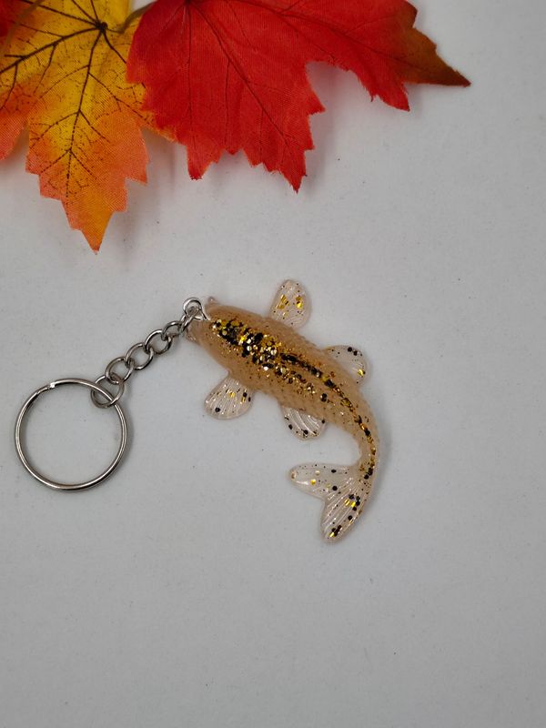 Carpe koi - beige paillettes Carpe koi - beige paillettes