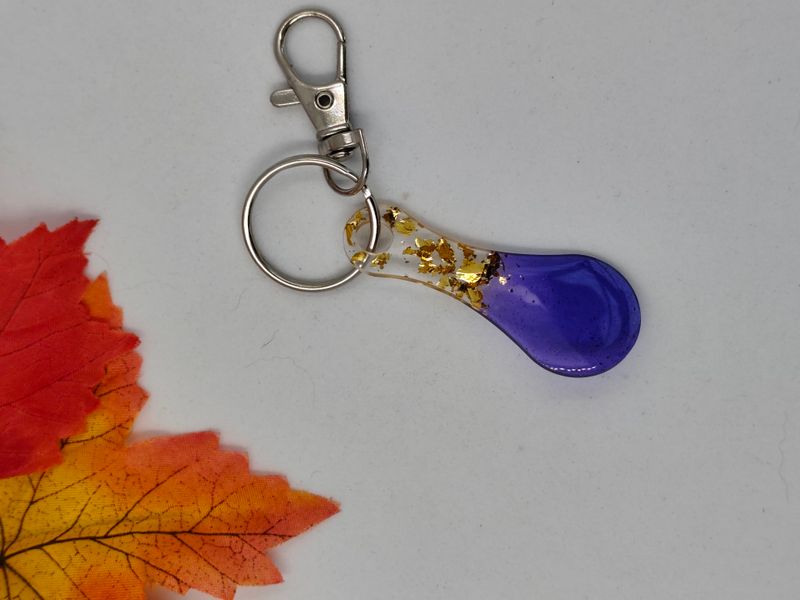 Jeton - Prune et doré Jeton - Prune et doré