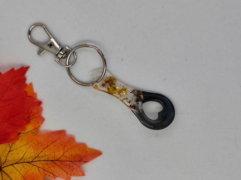 Jeton cœur - Noir et doré Jeton cœur - Noir et doré