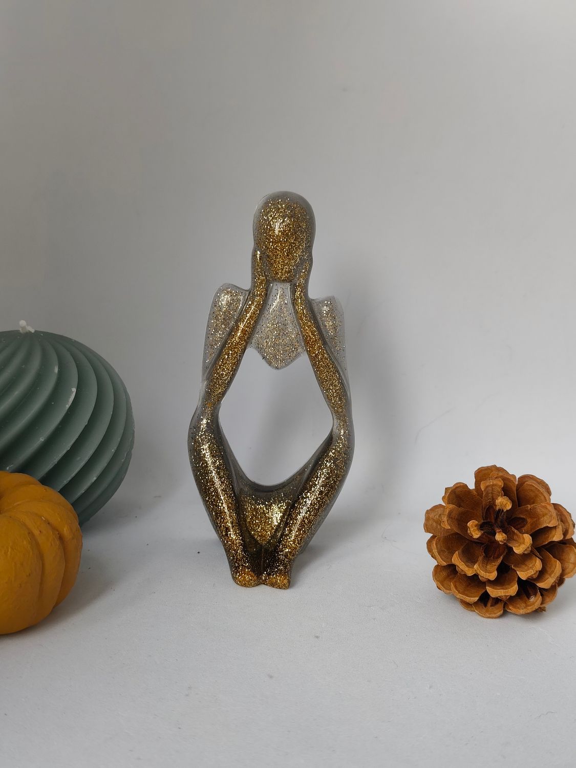 Figurine doré paillettes Figurine doré paillettes