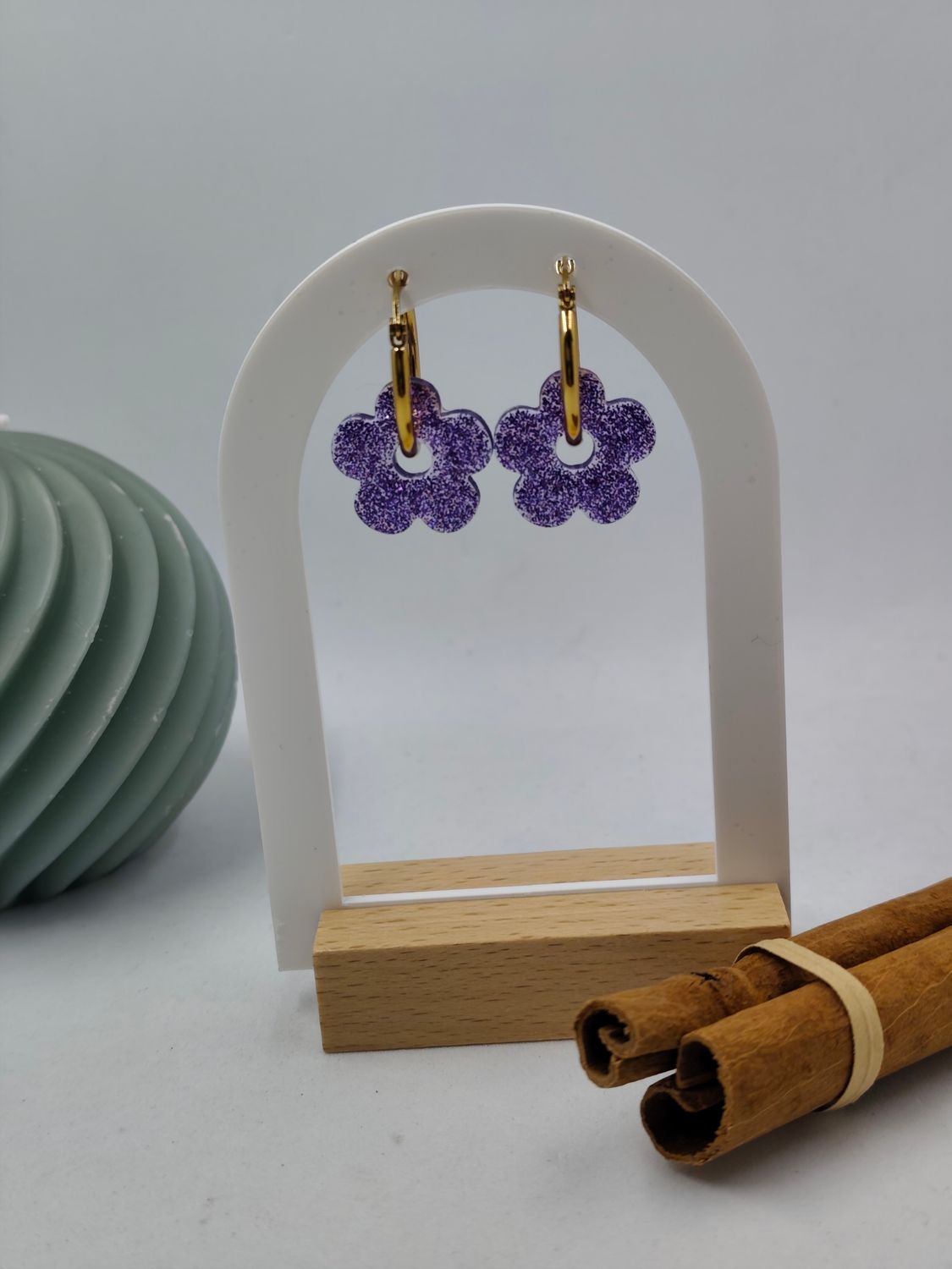 Mim's - violette paillettes