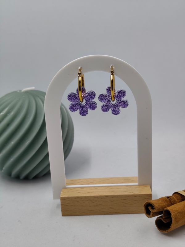 Mim's - violette paillettes