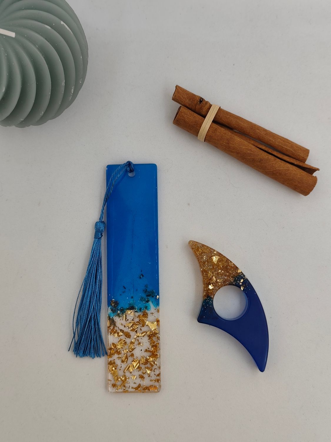 Bleu / Doré