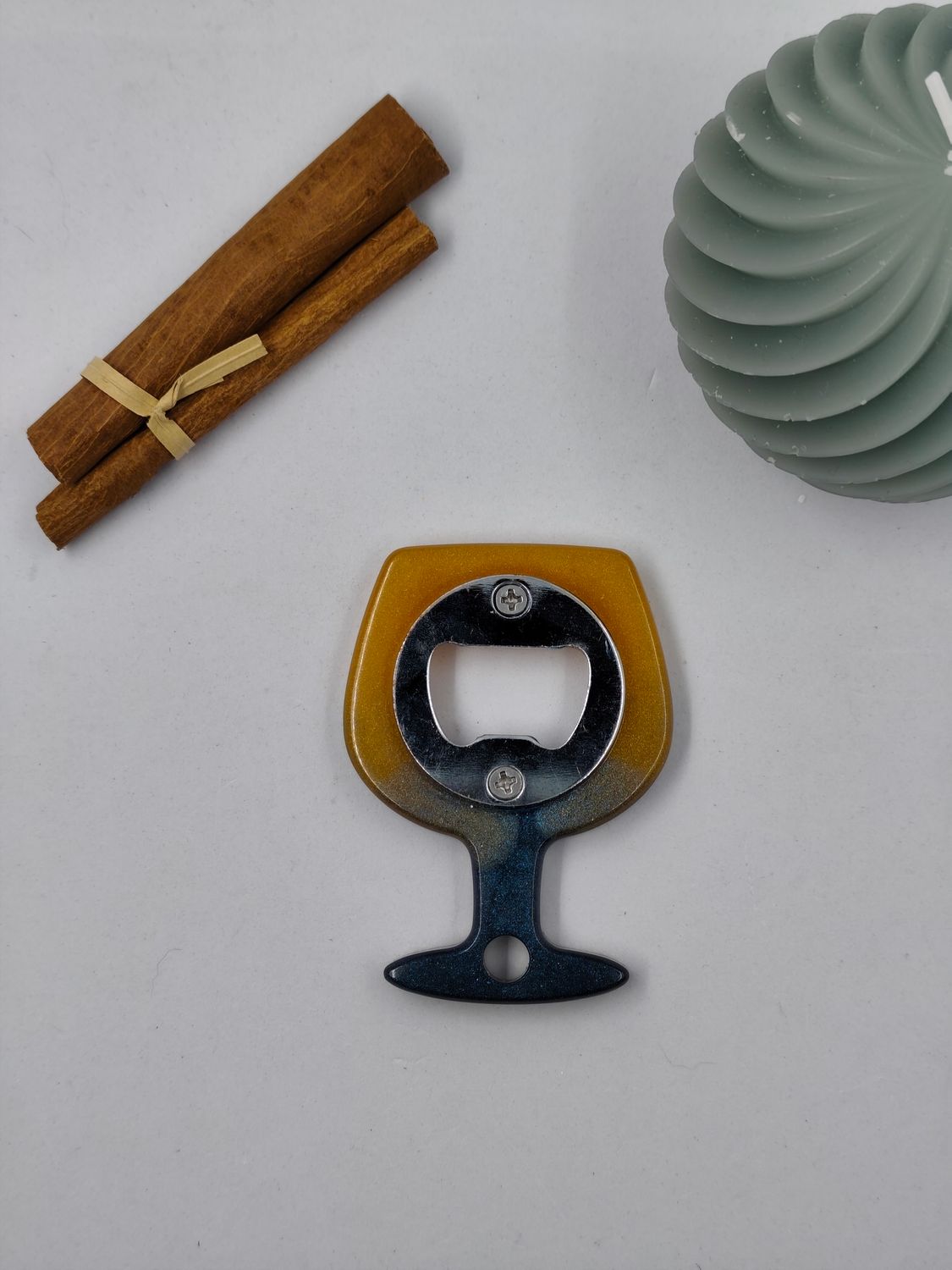 Forme verre - jaune/bleu Forme verre - jaune/bleu