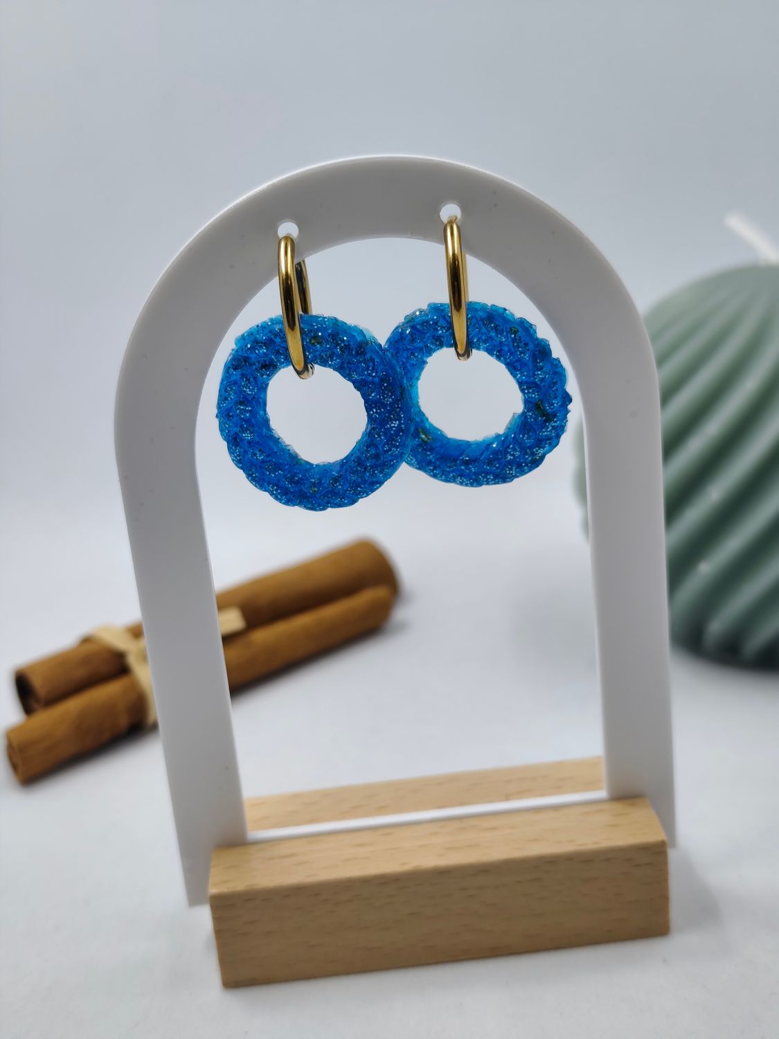 Couronnes - bleue paillettes Couronnes - bleue paillettes