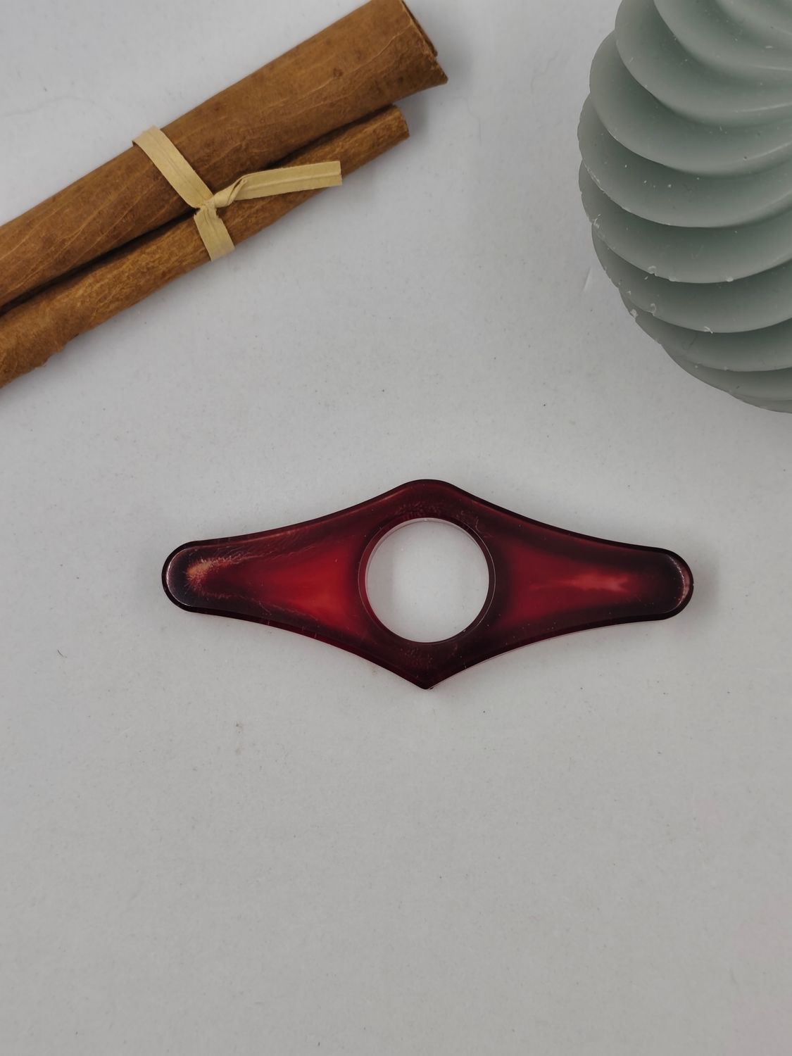 Bague de lecture losange - rouge Bague de lecture losange - rouge