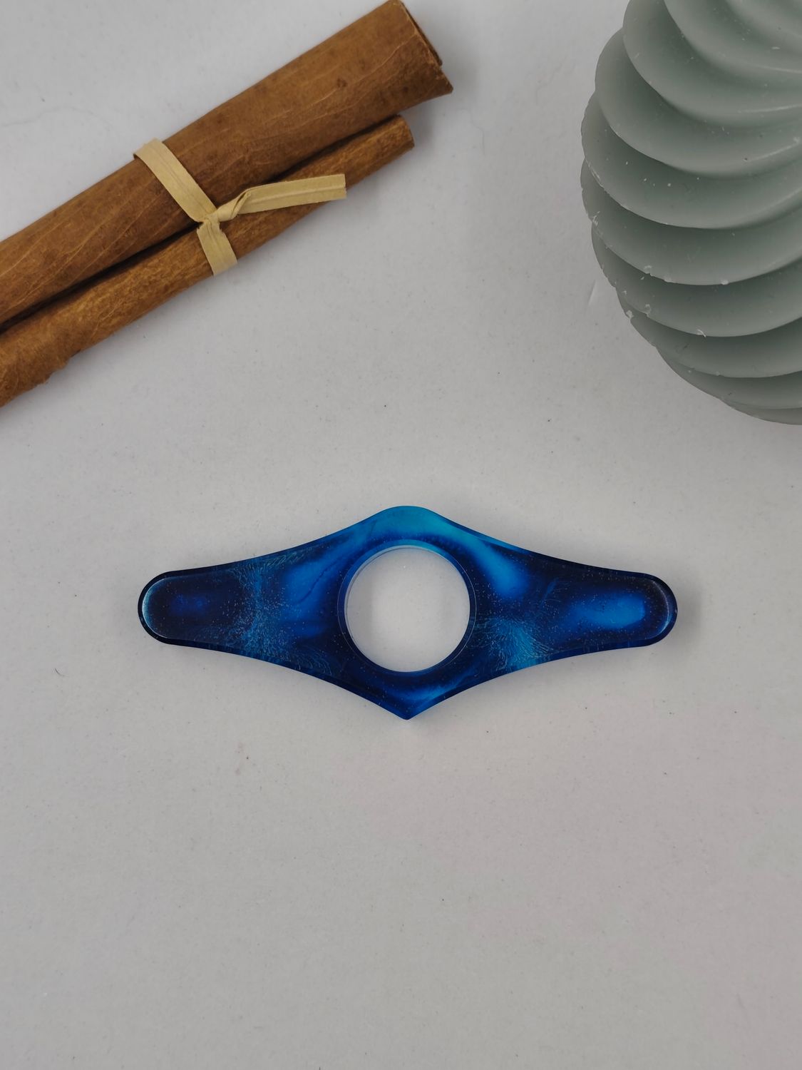 Bague de lecture losange - bleu Bague de lecture losange - bleu