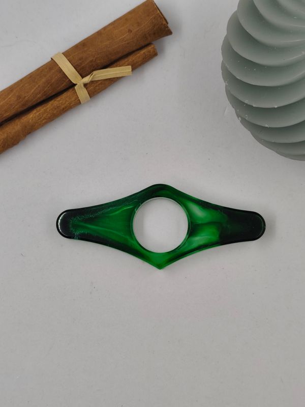 Bague de lecture losange - vert Bague de lecture losange - vert