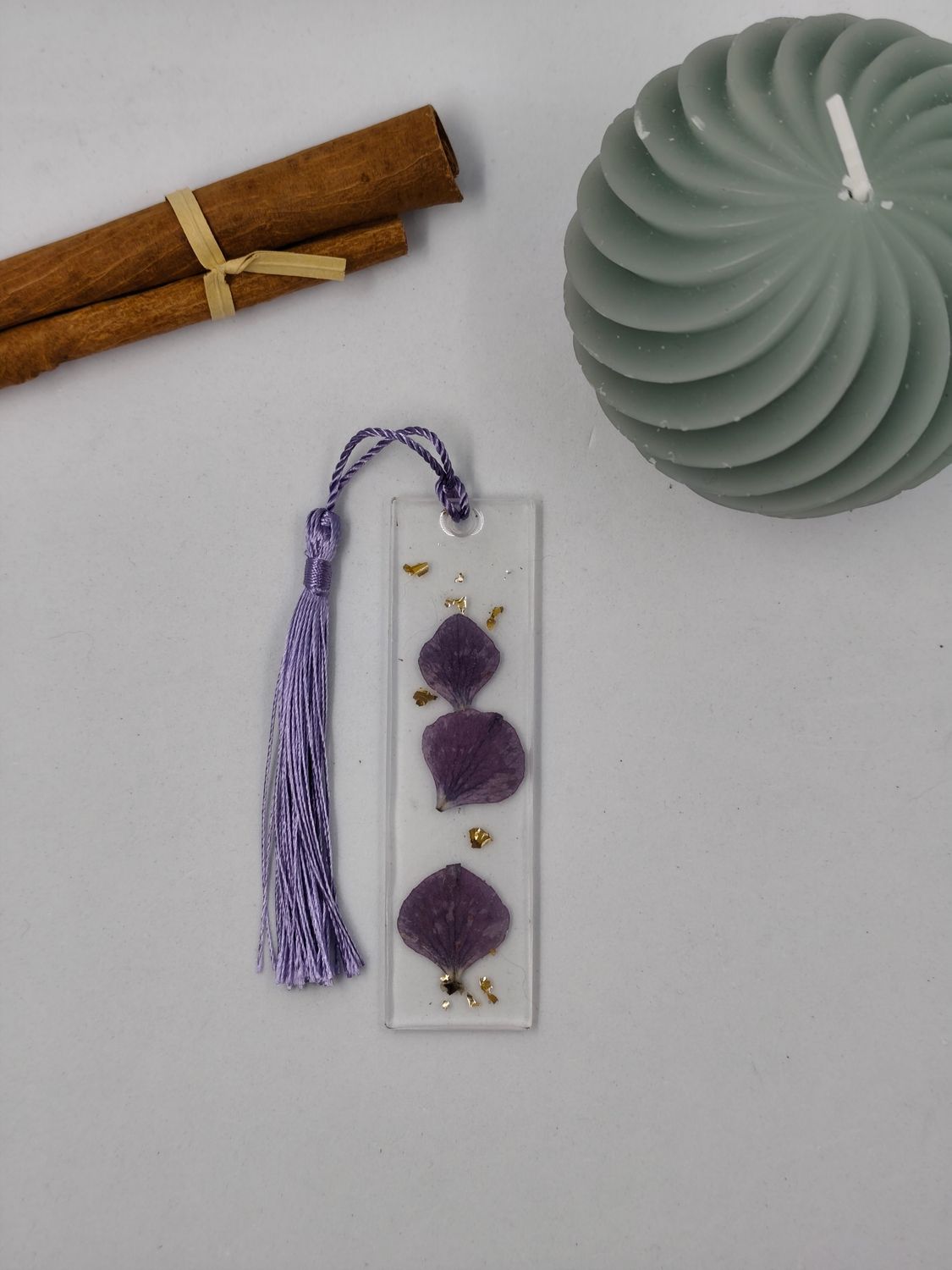 Marque page - fleur séchés Marque page - fleur séchés