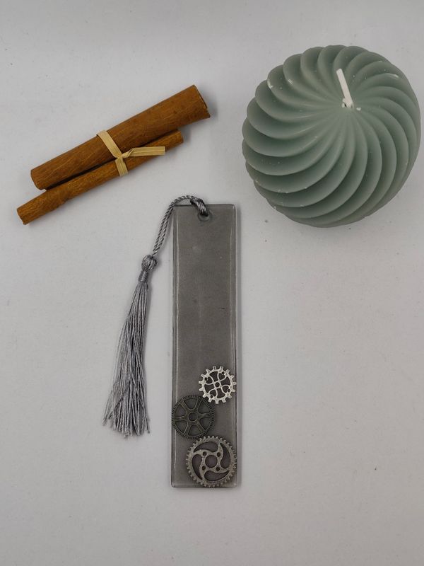 Marque page - gris / ancrage Marque page - gris / ancrage