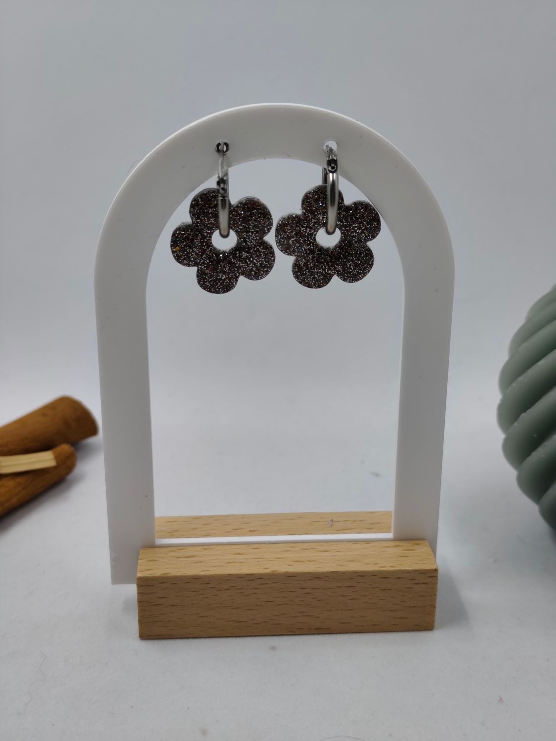 Mim's - argenté noires paillettes