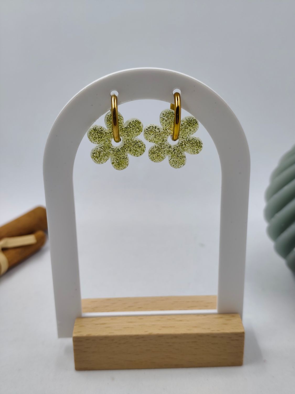 Mim's - verte anis paillettes